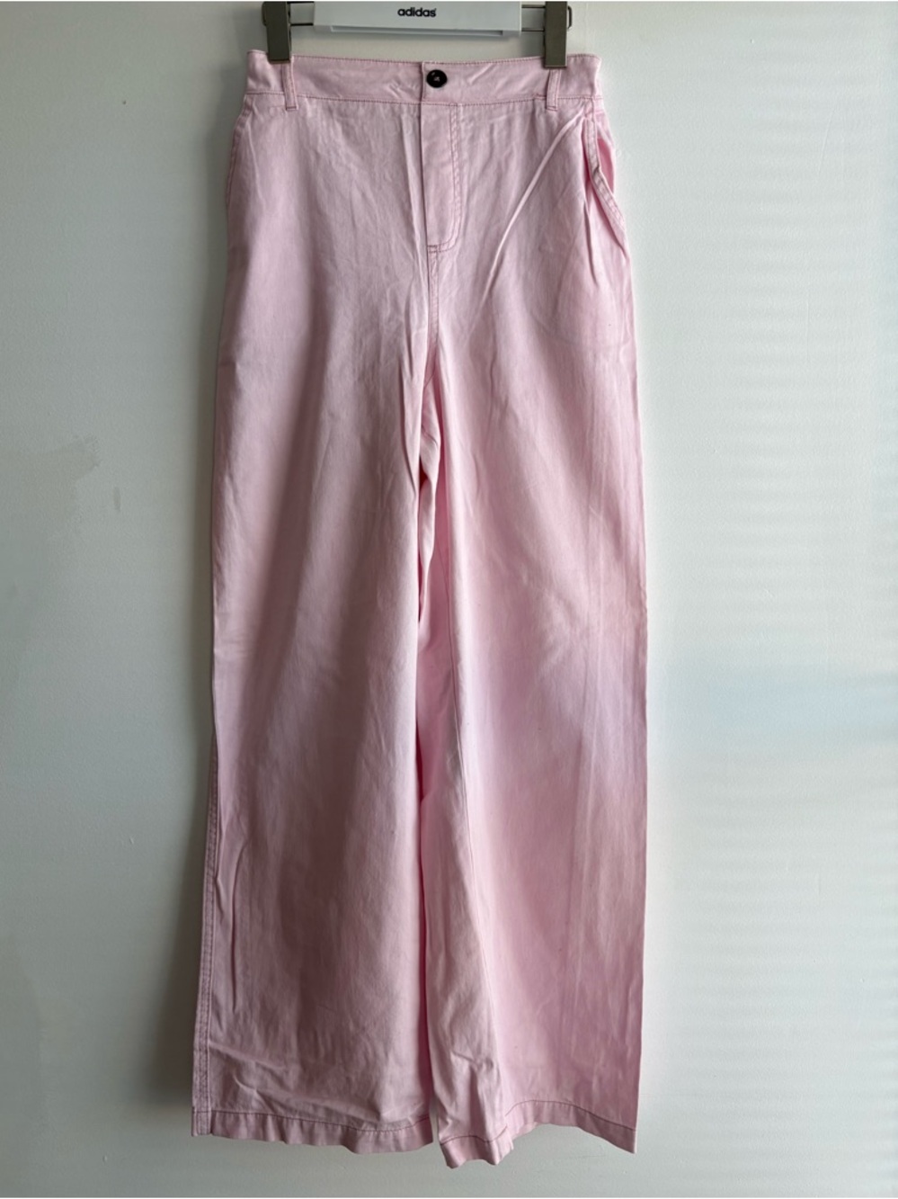 Light Pink Wide-Leg Pants